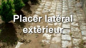 Flexion latérale, placer extérieur