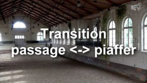 Transition passage <-> piaffer