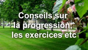 Conseil sur la progression, les exercices etc