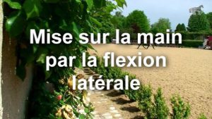 Mise sur la main par la flexion latérale