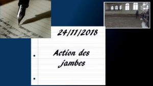 Milady 24/11/2018 - Action des jambes