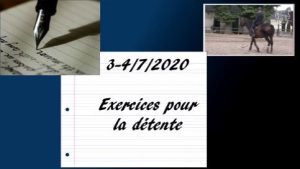 Milady 3-4/7/2020 - Exercices pour la détente