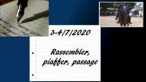 Milady 3-4/7/2020 - Rassembler, piaffer, passage