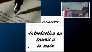 Milady 14/12/2016 - Introduction au travail en main