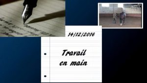 Milady 14/12/2016 - Travail en main