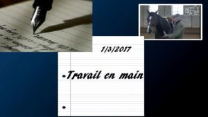 Milady 1/3/2017 - Travail en main 1ère partie