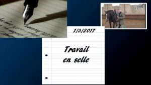 Milady 1/3/2017 - Travail en selle