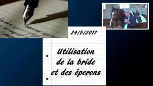 Milady 24/5/2017 - Utilisation de la bride et des éperons