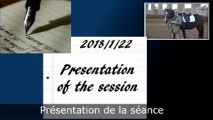 Milady 22/1/2018 - Présentation de la séance