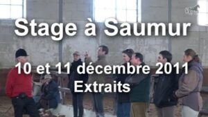 Compte-rendu stage à Saumur des 10 et 11 décembre 2011