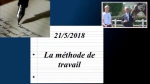 Milady 21/5/2018 - La méthode de travail